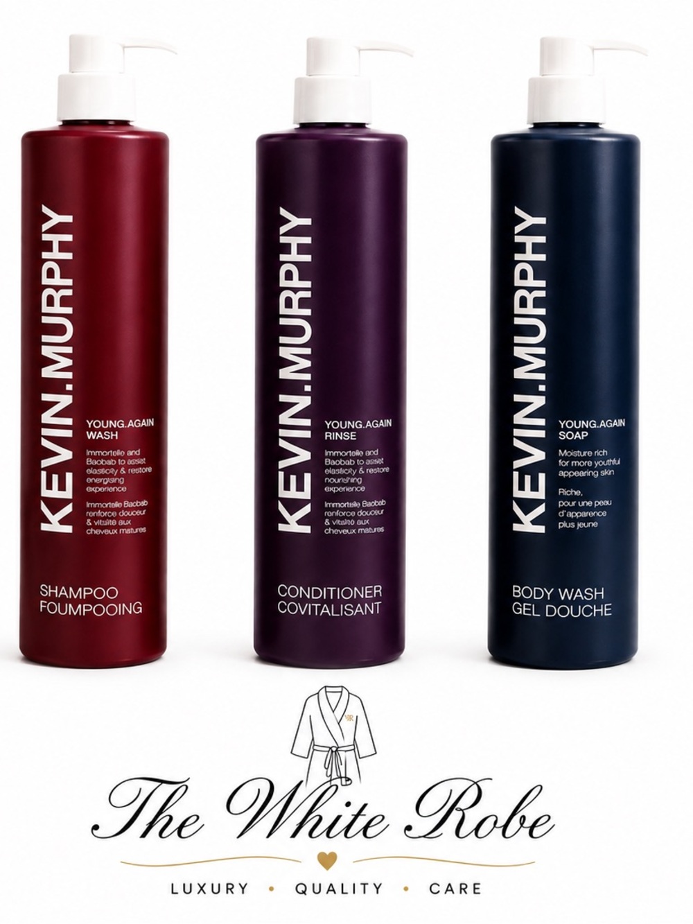KEVIN.MURPHY Shampoo, Conditioner & Hand and Body Wash Trio 12 fl.oz